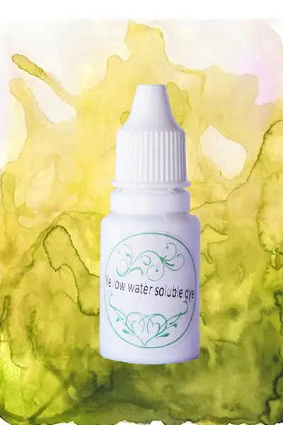 Yellow Water Soluble Dye, 15ml