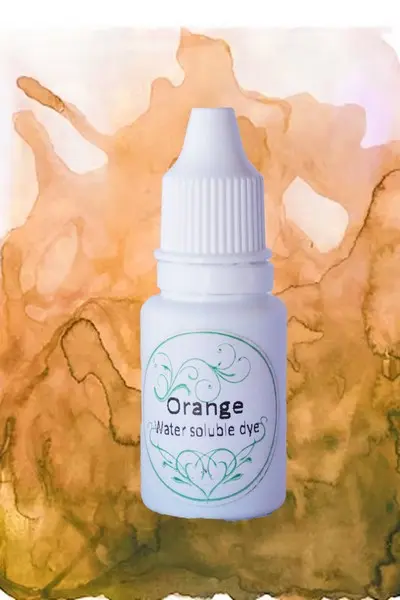 Orange Water Soluble Dye, 15ml  