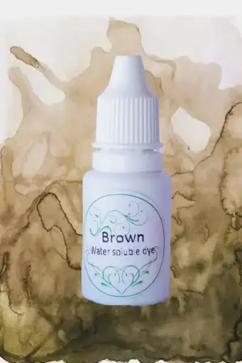 Brown Water Soluble Dye, 15ml 